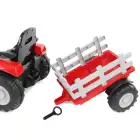 Trator Eléctrico com Atrelado Vermelho